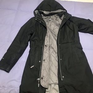 Eddie Bauer Girl On The Go Insulated Trench Coat